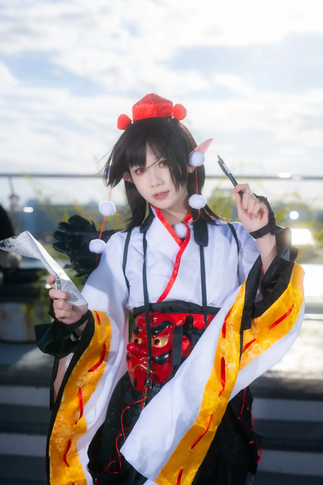 场照, 射命丸文cos, cosplay摄影, 東方project, 例大祭 - 第6张