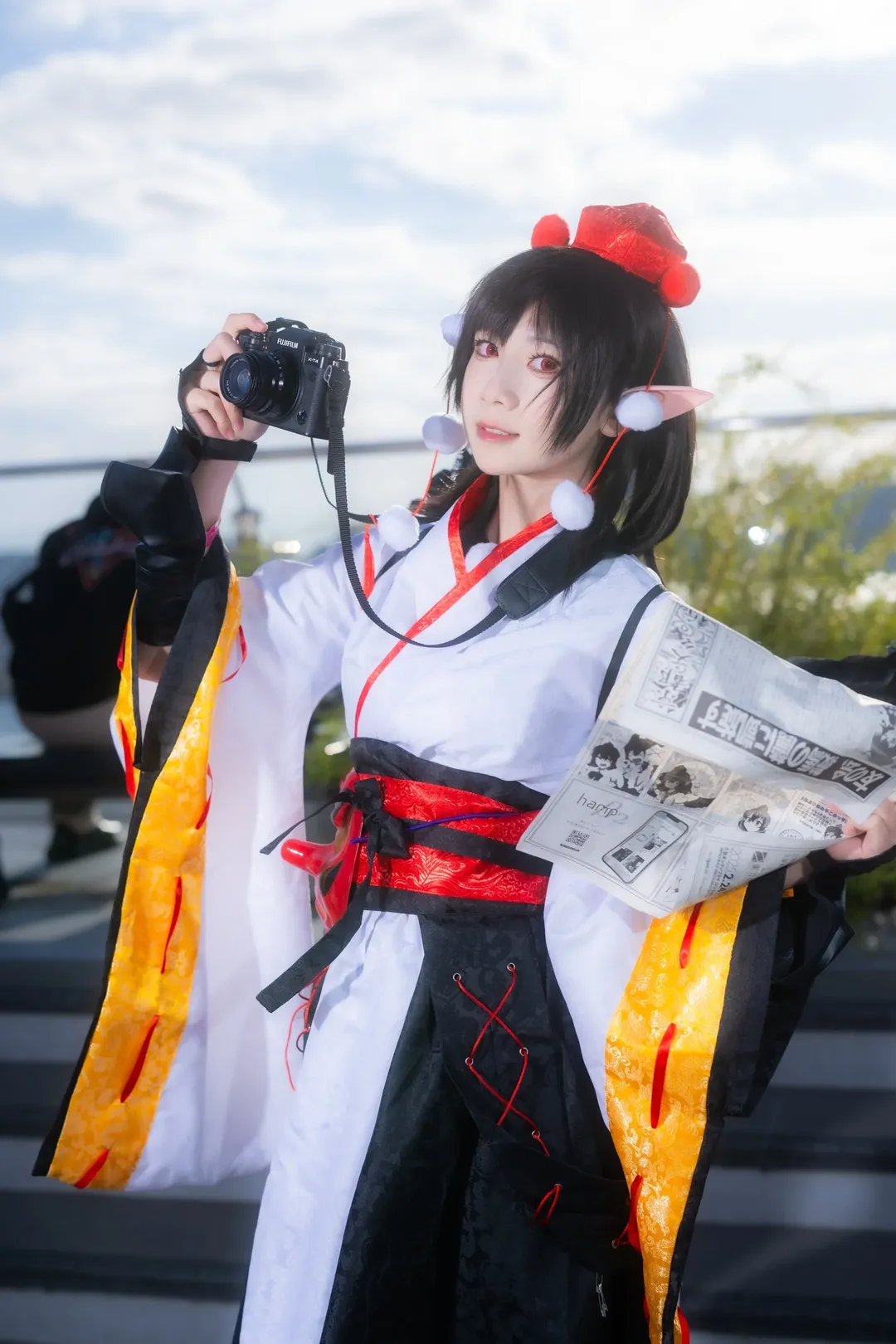 场照, 射命丸文cos, cosplay摄影, 東方project, 例大祭 - 第7张