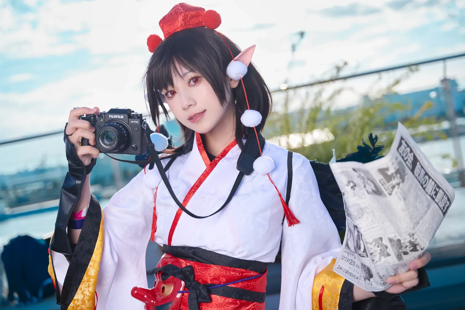 场照, 射命丸文cos, cosplay摄影, 東方project, 例大祭 - 第9张