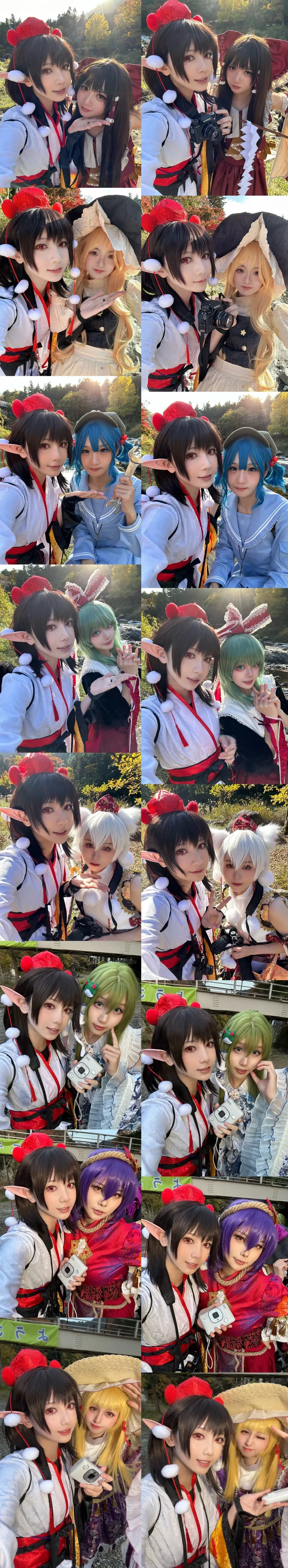 東方Project, 射命丸文 コスプレ, コスプレ撮影, 東方風神録, 紅葉ロケ - 2枚目