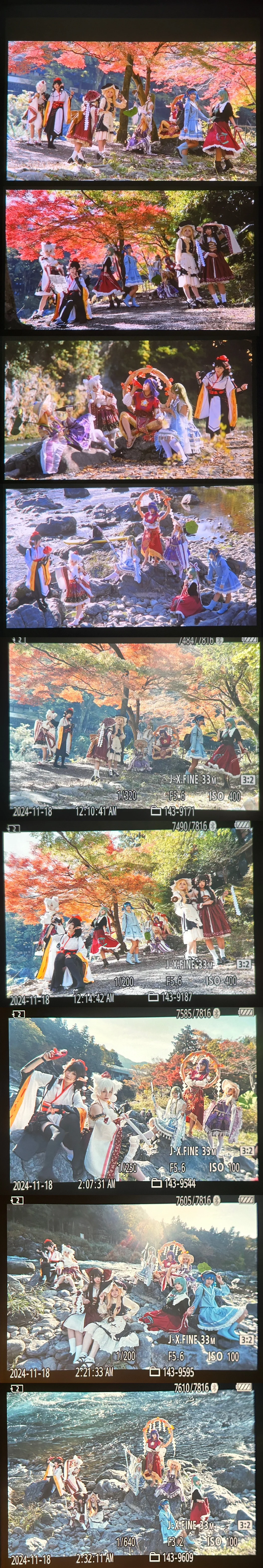 東方Project, 射命丸文 コスプレ, コスプレ撮影, 東方風神録, 紅葉ロケ - 6枚目