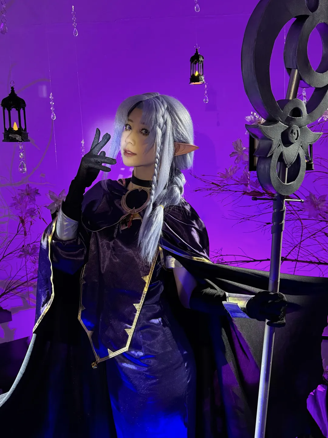 Fate/Grand Order, Convention photography, Elf ear wig, Medea cosplay, Magic robe cosplay - Image 4