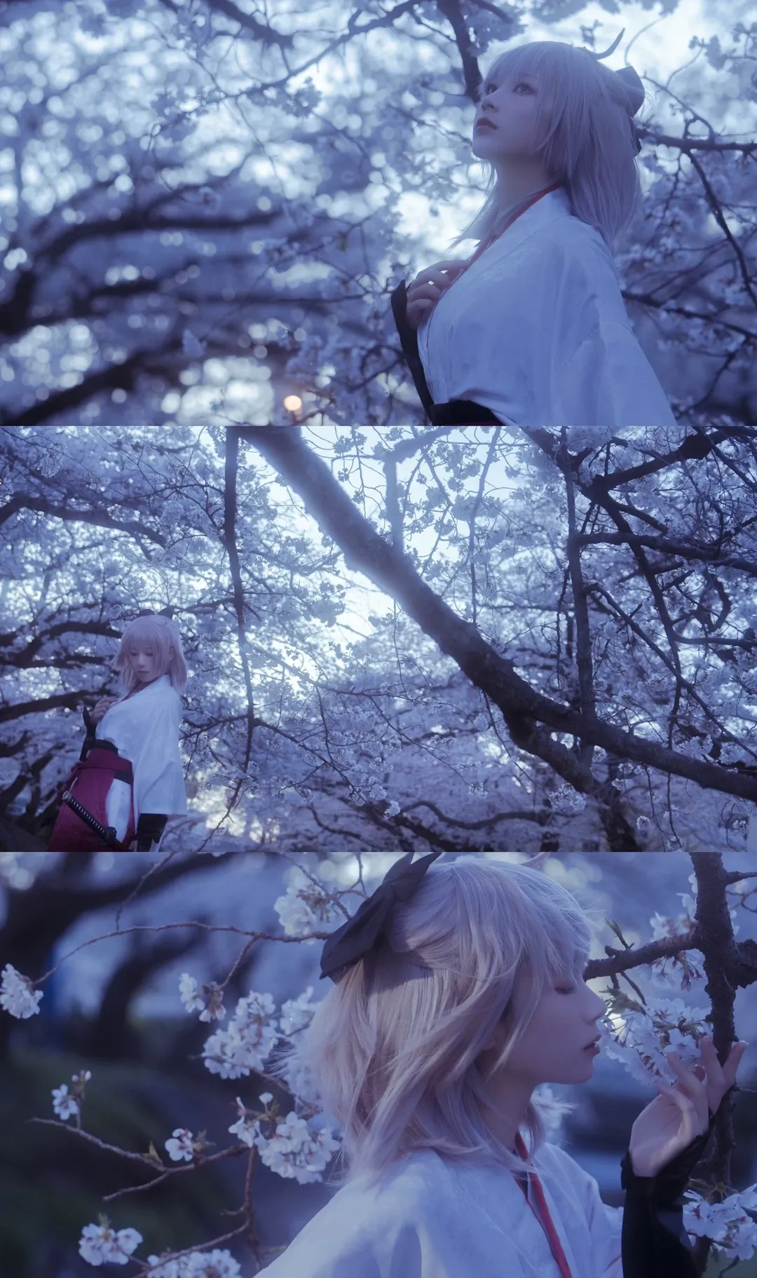Fate/Grand Order, 和风摄影, 冲田总司cos, 樱吹雪, 物哀 - 第10张