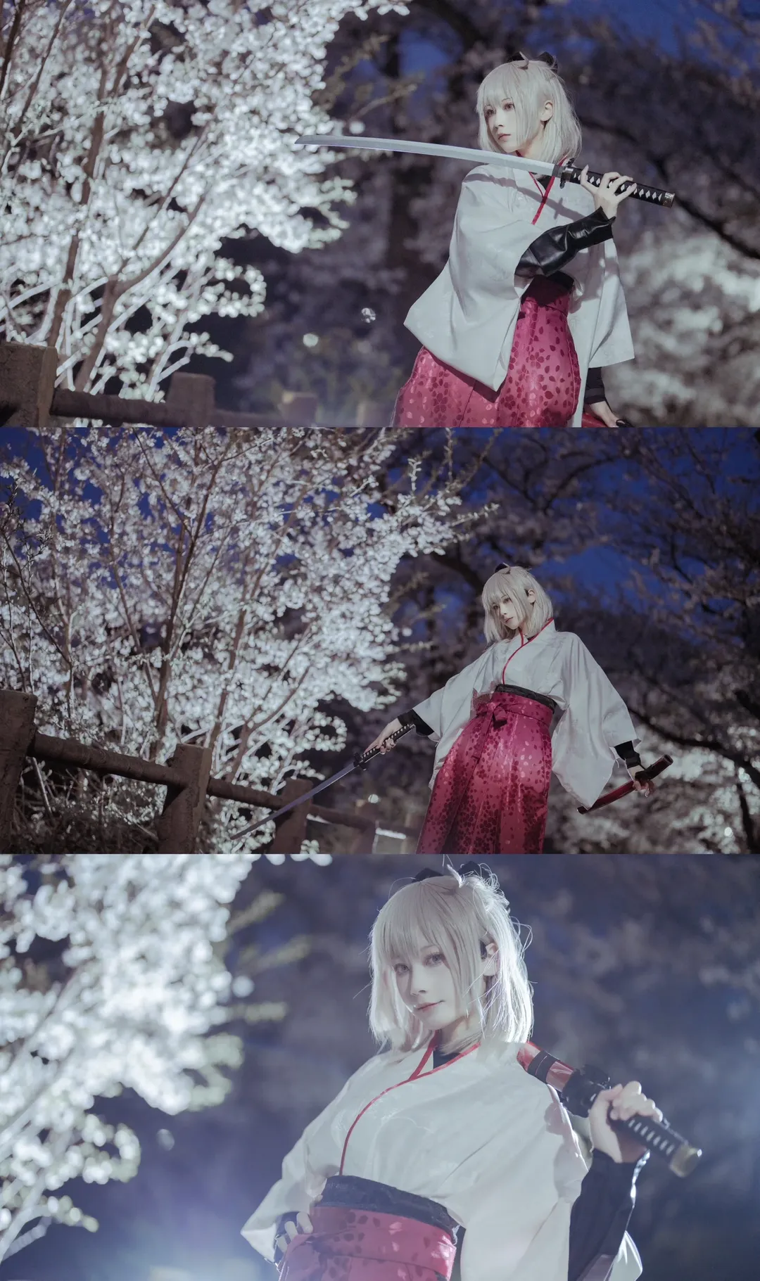 Fate/Grand Order, 和风摄影, 冲田总司cos, 樱吹雪, 物哀 - 第14张