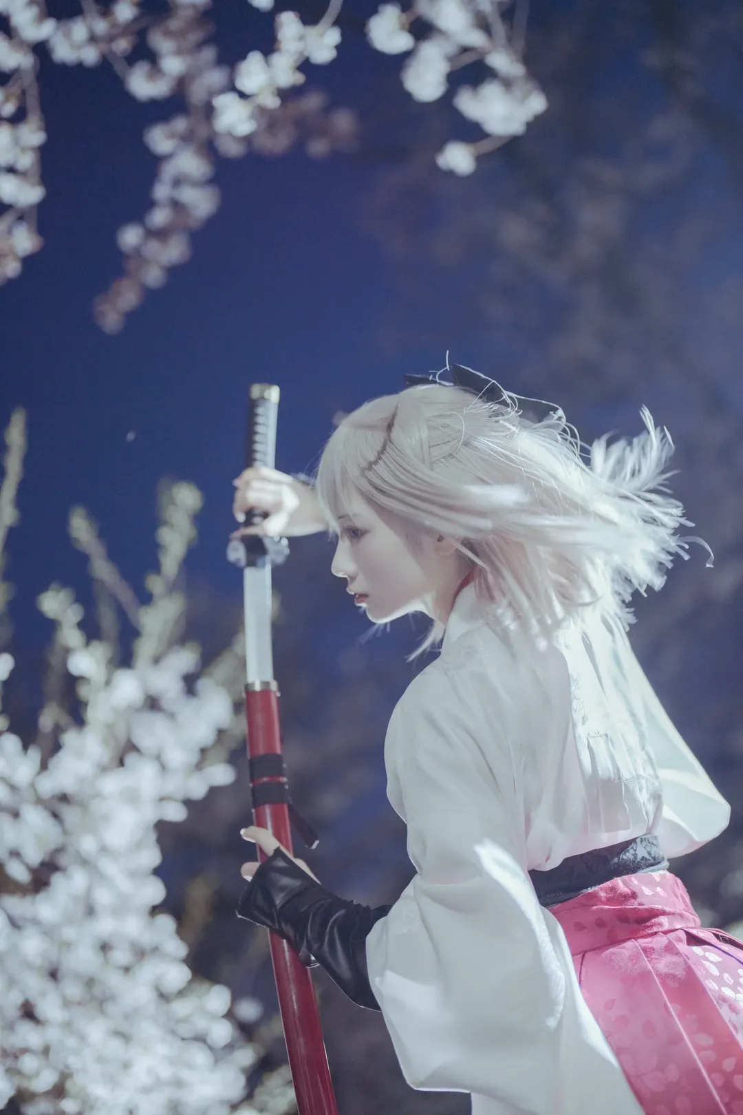 Fate/Grand Order, 和风摄影, 冲田总司cos, 樱吹雪, 物哀 - 第15张