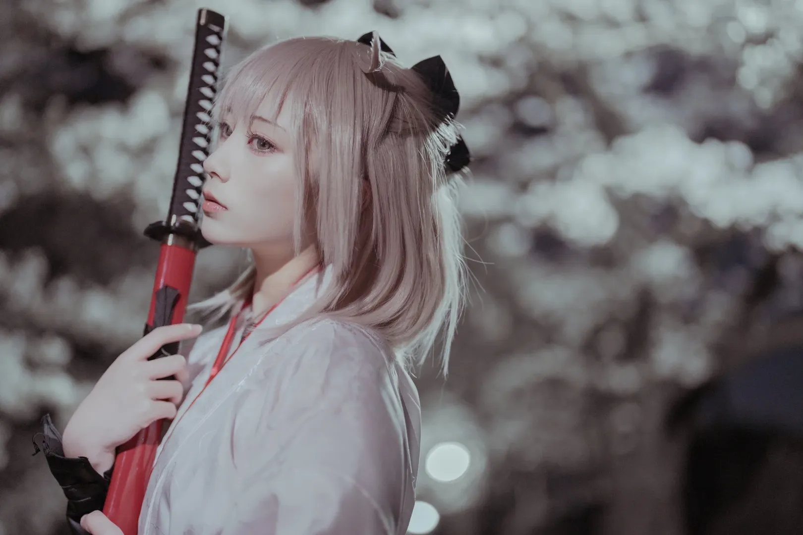 Fate/Grand Order, 和风摄影, 冲田总司cos, 樱吹雪, 物哀 - 第16张