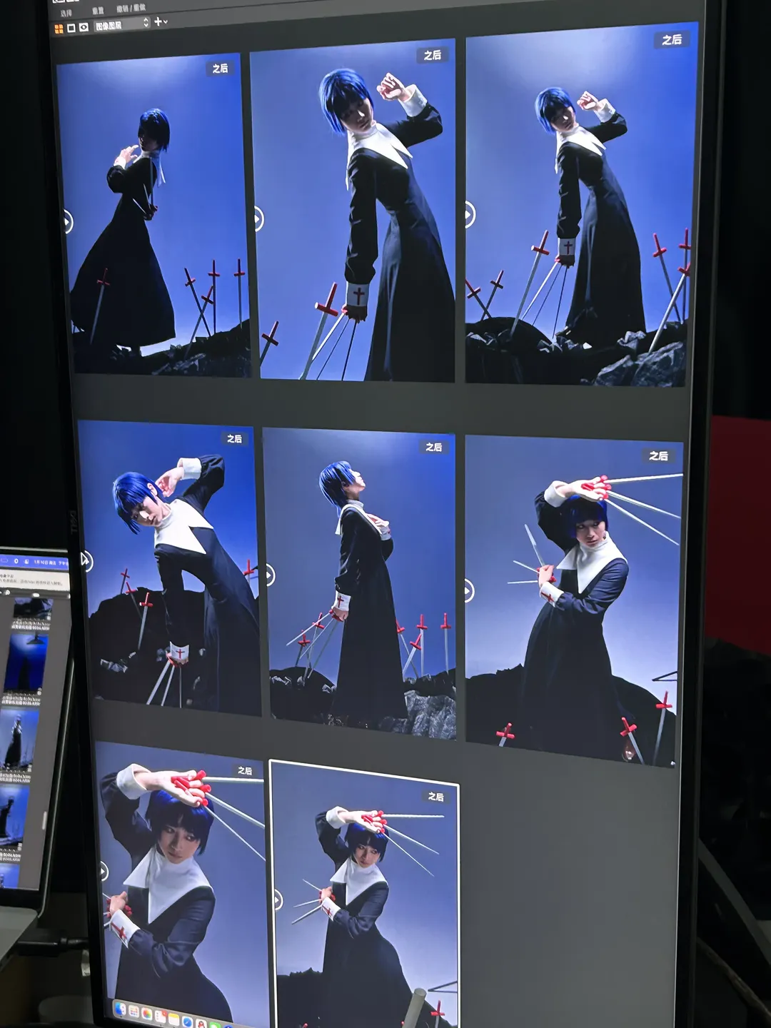 cosplay摄影, 型月, 月姬, 希耶尔cos, 蓝发学姐 - 第8张