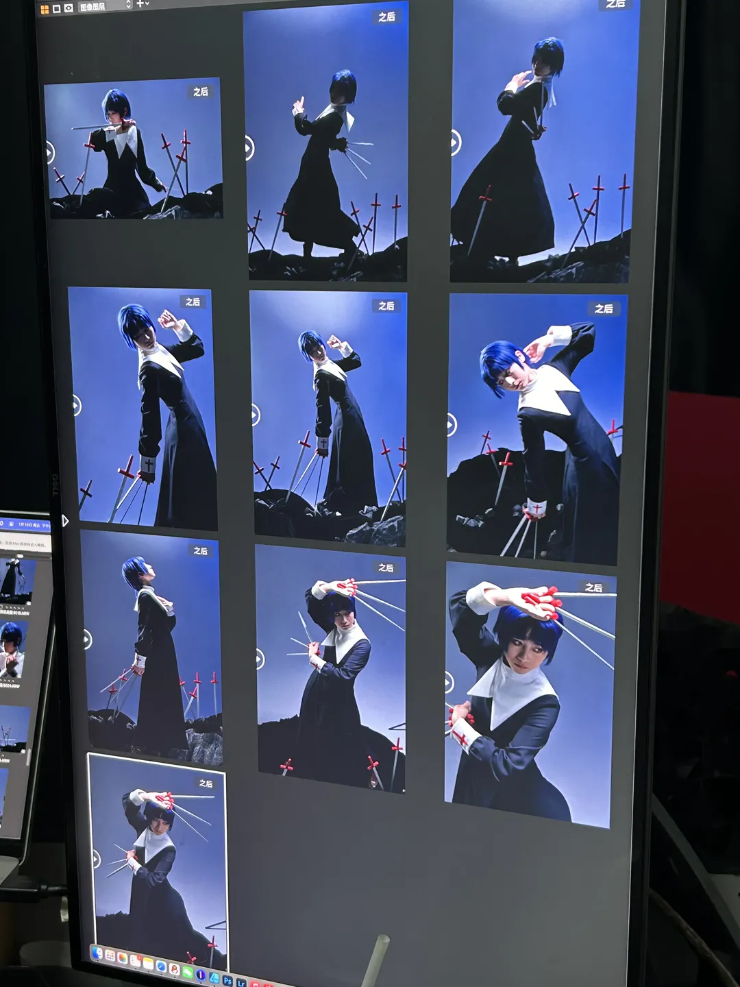 cosplay摄影, 型月, 月姬, 希耶尔cos, 蓝发学姐 - 第9张