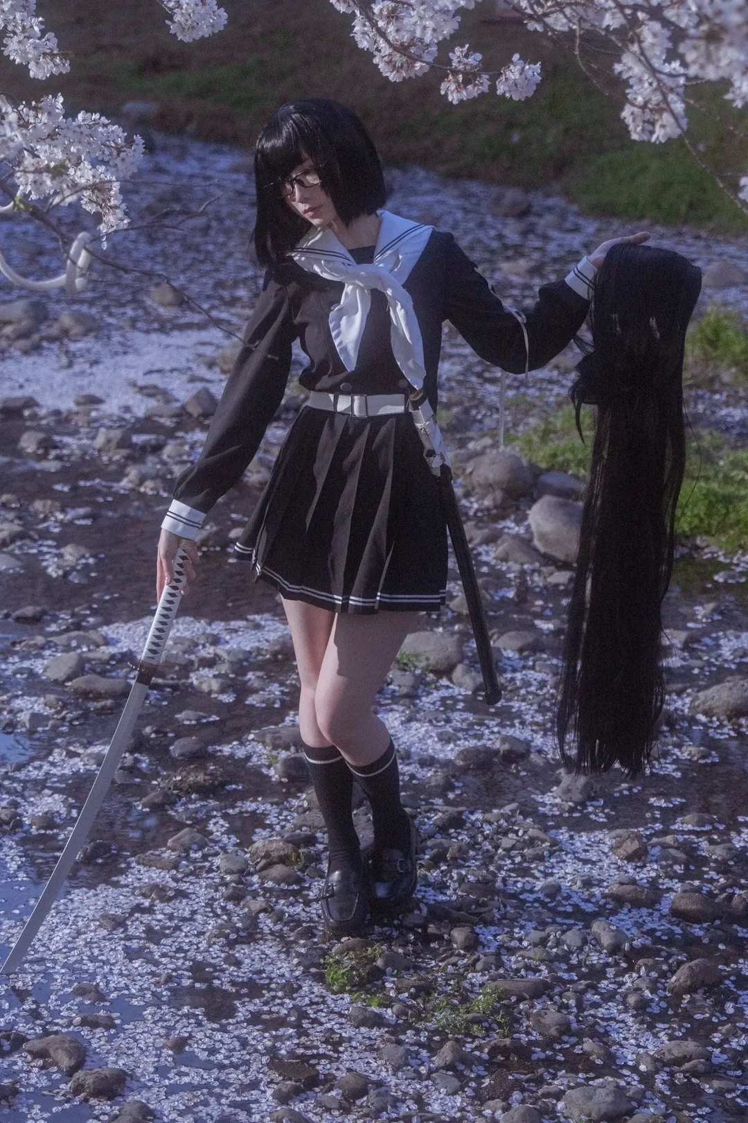 Fate/Grand Order, 動漫寫真, 外景攝影, 黑姬cos, 櫻花季cosplay - 第14張