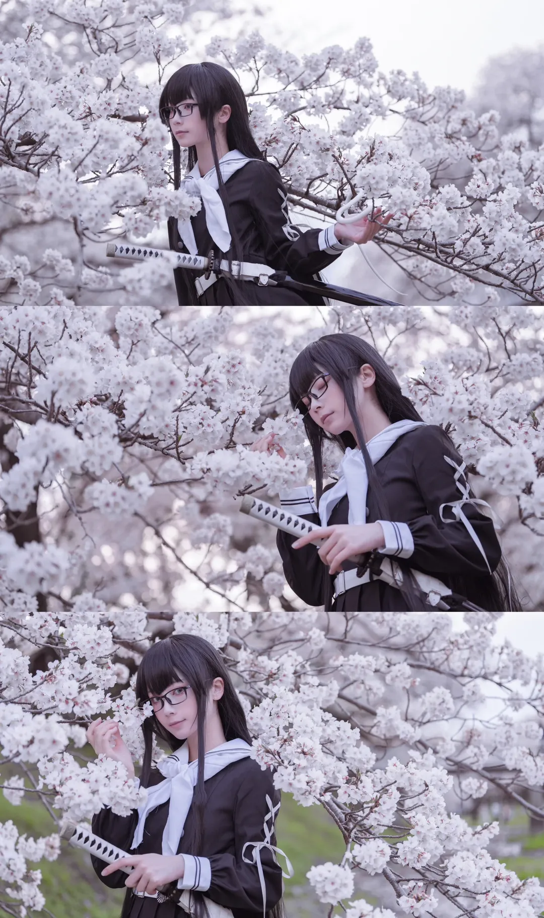 Fate/Grand Order, 動漫寫真, 外景攝影, 黑姬cos, 櫻花季cosplay - 第2張