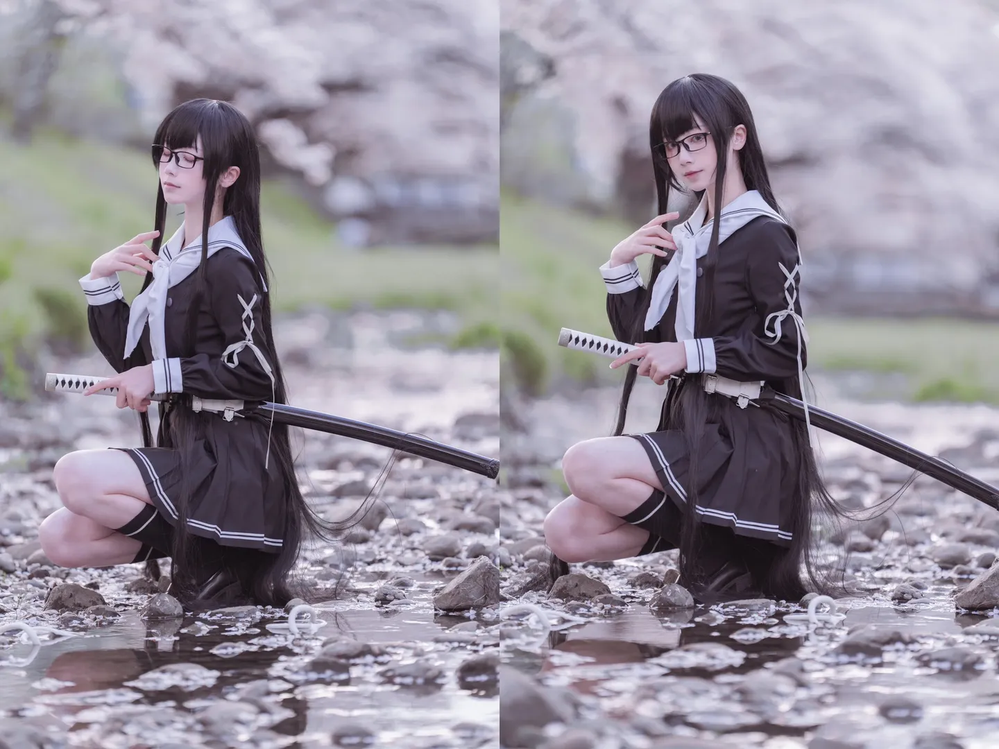 Fate/Grand Order, 動漫寫真, 外景攝影, 黑姬cos, 櫻花季cosplay - 第4張