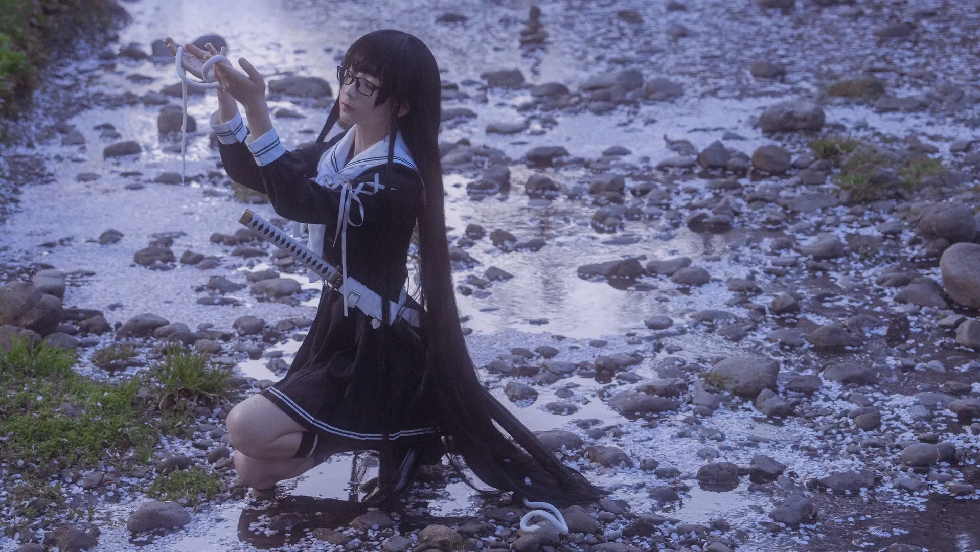 Fate/Grand Order, 動漫寫真, 外景攝影, 黑姬cos, 櫻花季cosplay - 第6張