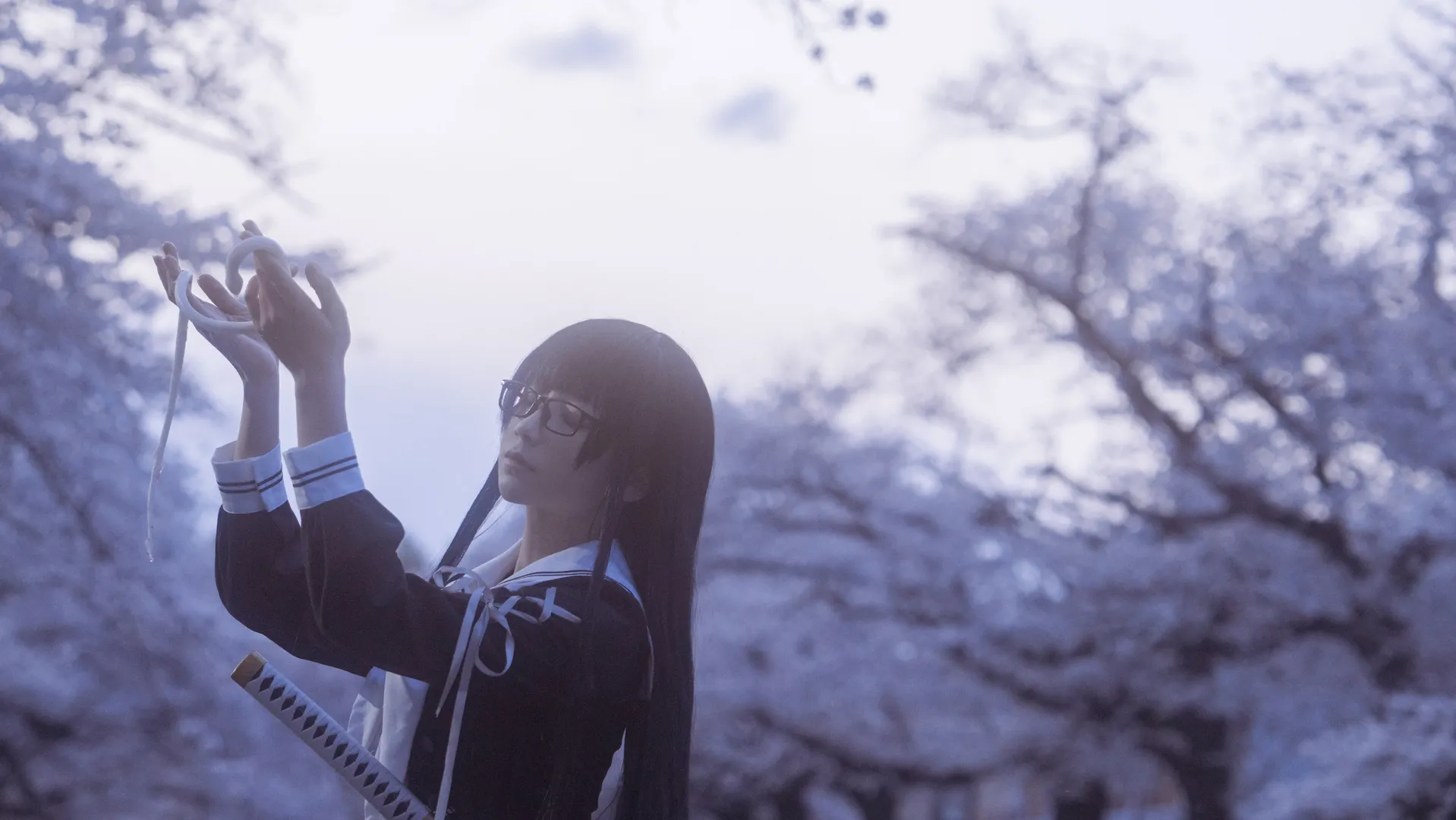Fate/Grand Order, 動漫寫真, 外景攝影, 黑姬cos, 櫻花季cosplay - 第8張