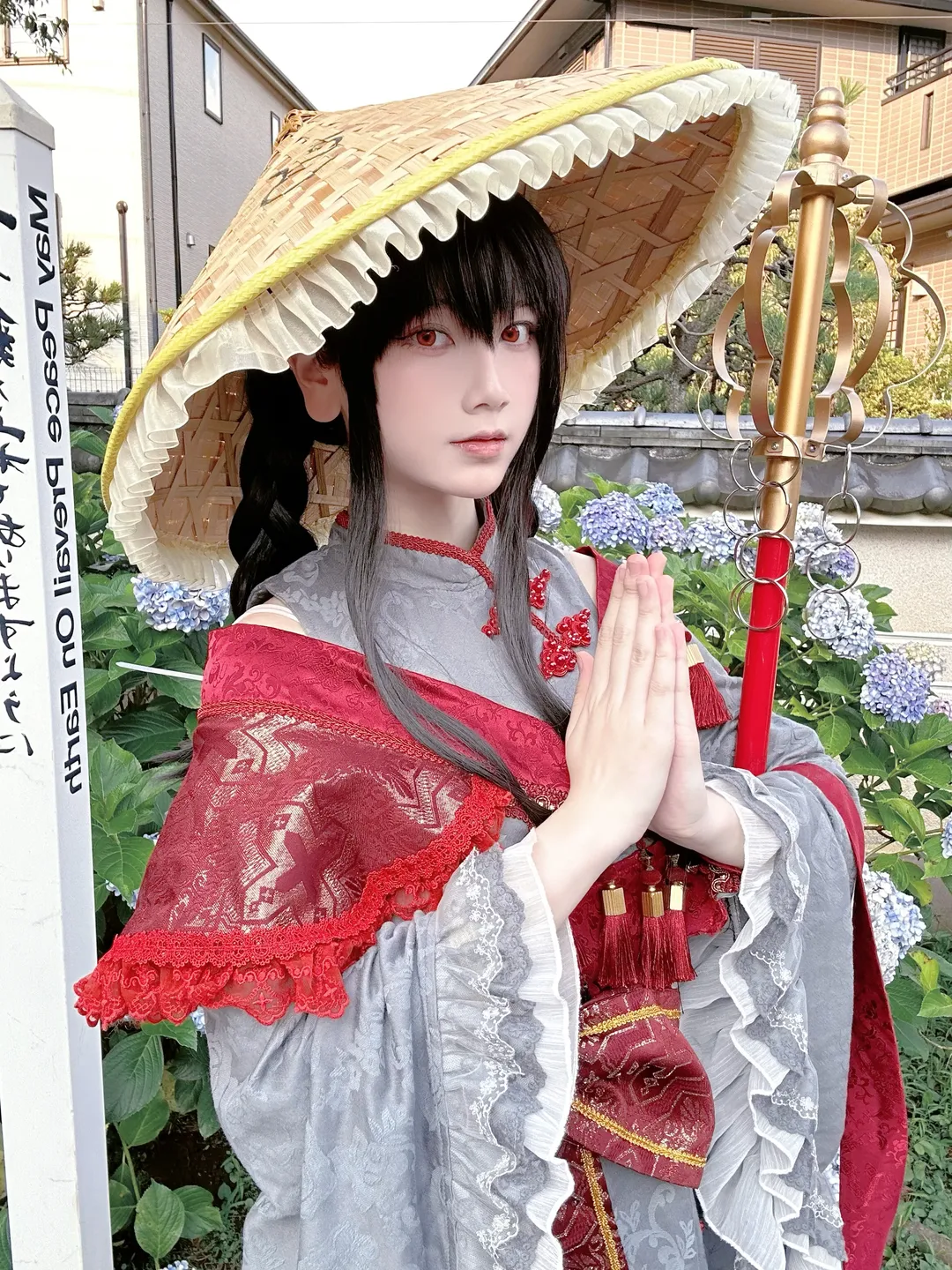 东方Project, cosplay摄影, 二次元COS, 户外外景, 矢田寺成美cos
