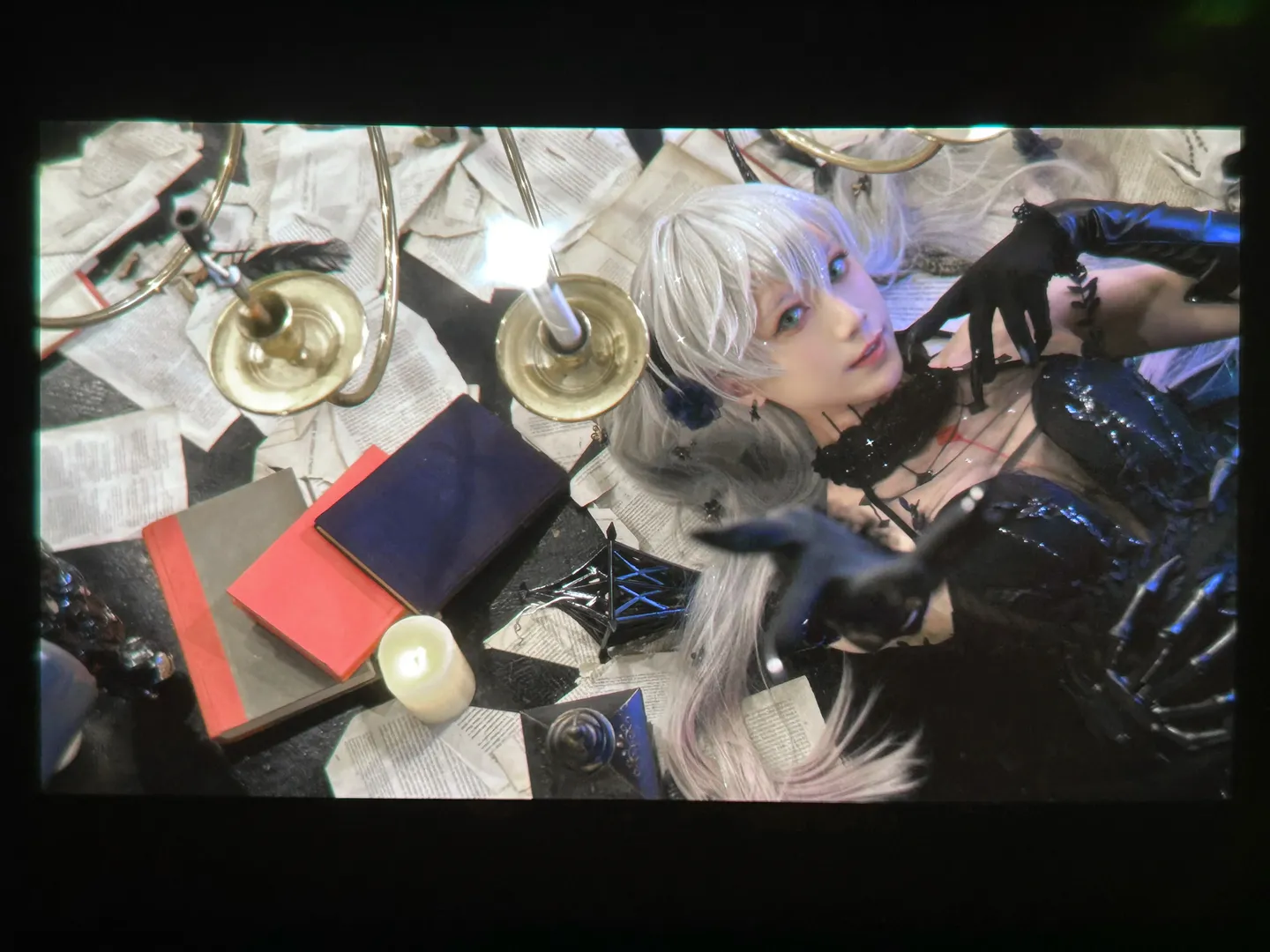 哥特风, FGO, 莉莉丝cos, 十周年, 银发美瞳 - 第6张