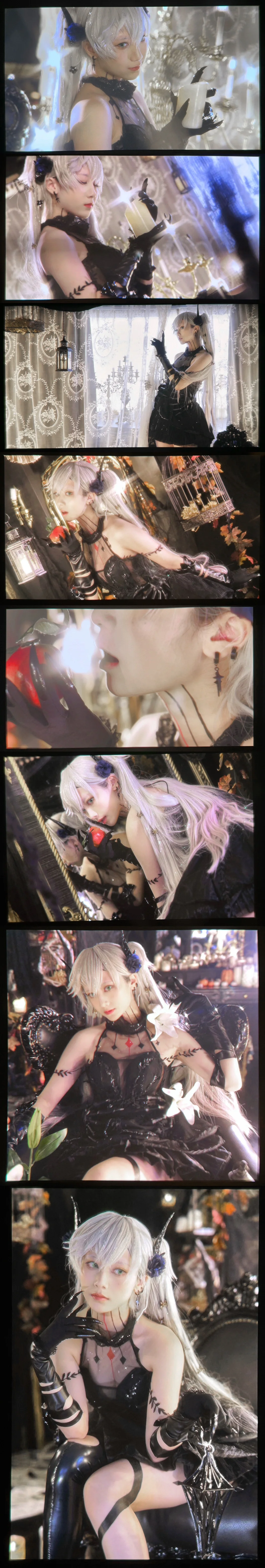 哥特风, FGO, 莉莉丝cos, 十周年, 银发美瞳 - 第7张