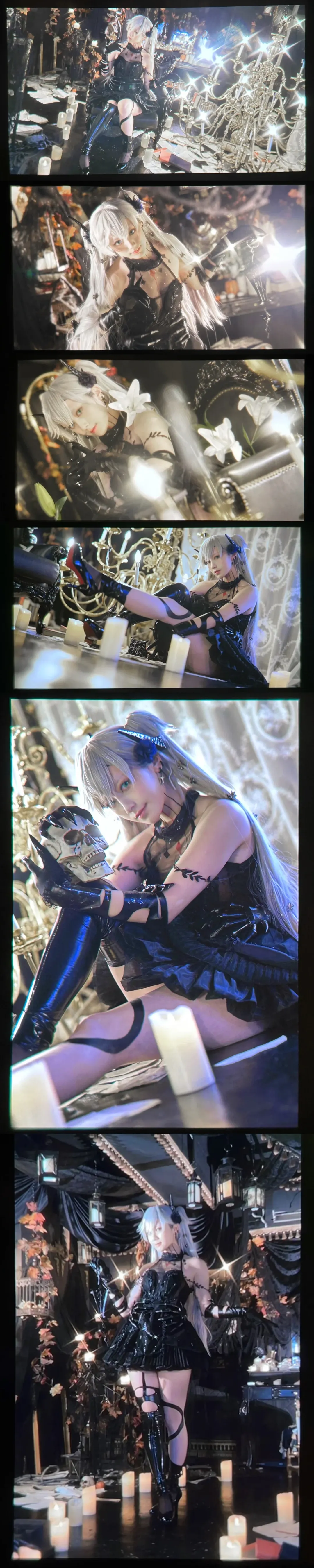 哥特风, FGO, 莉莉丝cos, 十周年, 银发美瞳 - 第8张