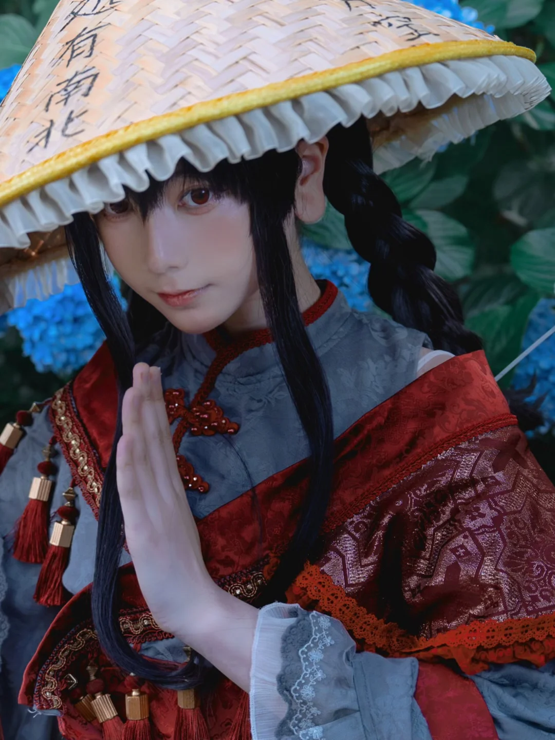 古风摄影, 东方project, cosplay摄影, 矢田寺成美cos, 紫阳花正片 - 第1张