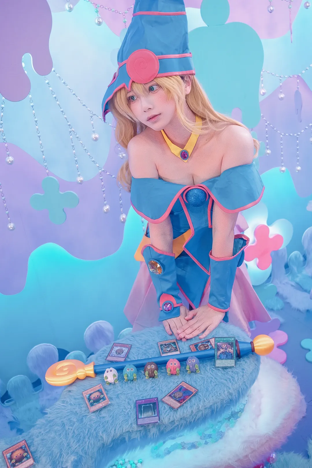 魔法使装扮, 梦幻写真, 黑魔导女孩cos, 游戏王, 连栗子球