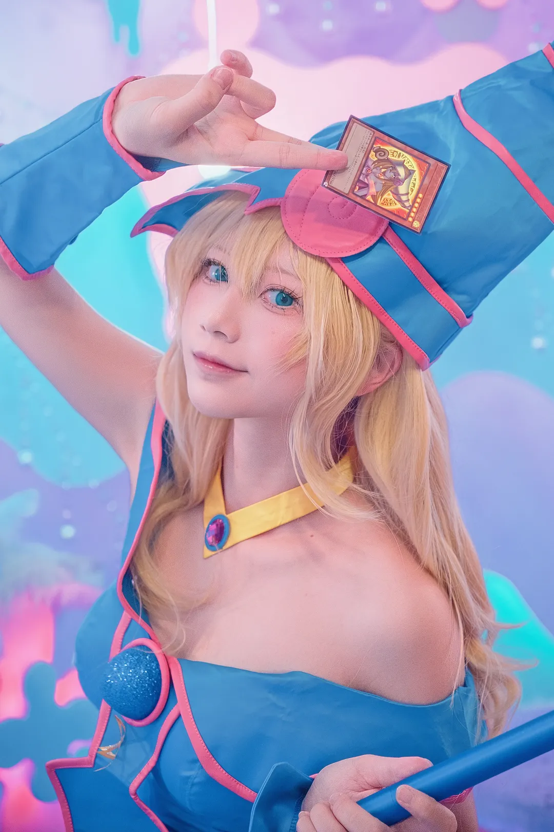 魔法使装扮, 梦幻写真, 黑魔导女孩cos, 游戏王, 连栗子球 - 第6张