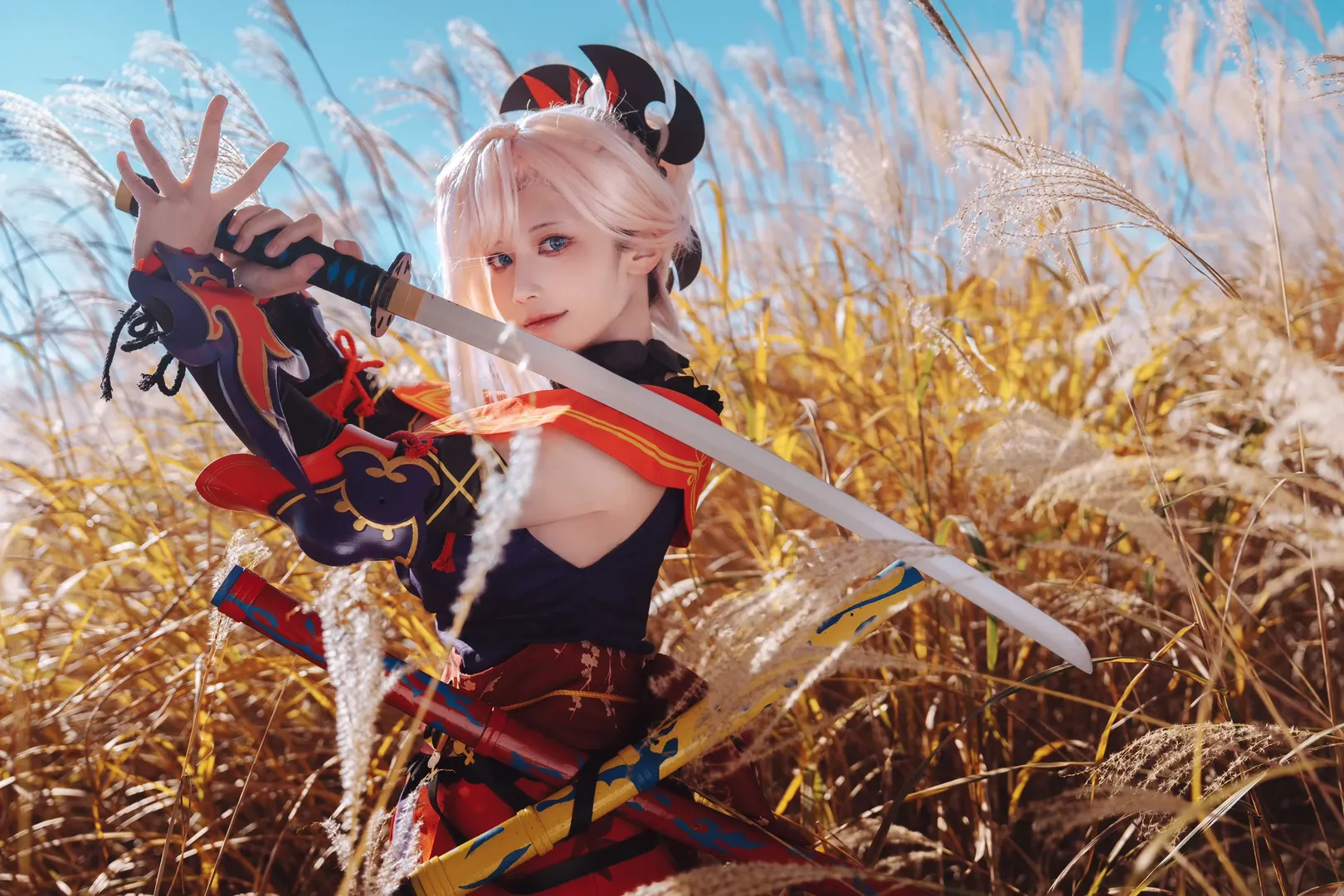 Fate/Grand Order, ロケーション撮影, 和風武士, 宮本武蔵コスプレ, 二刀流 - 13枚目