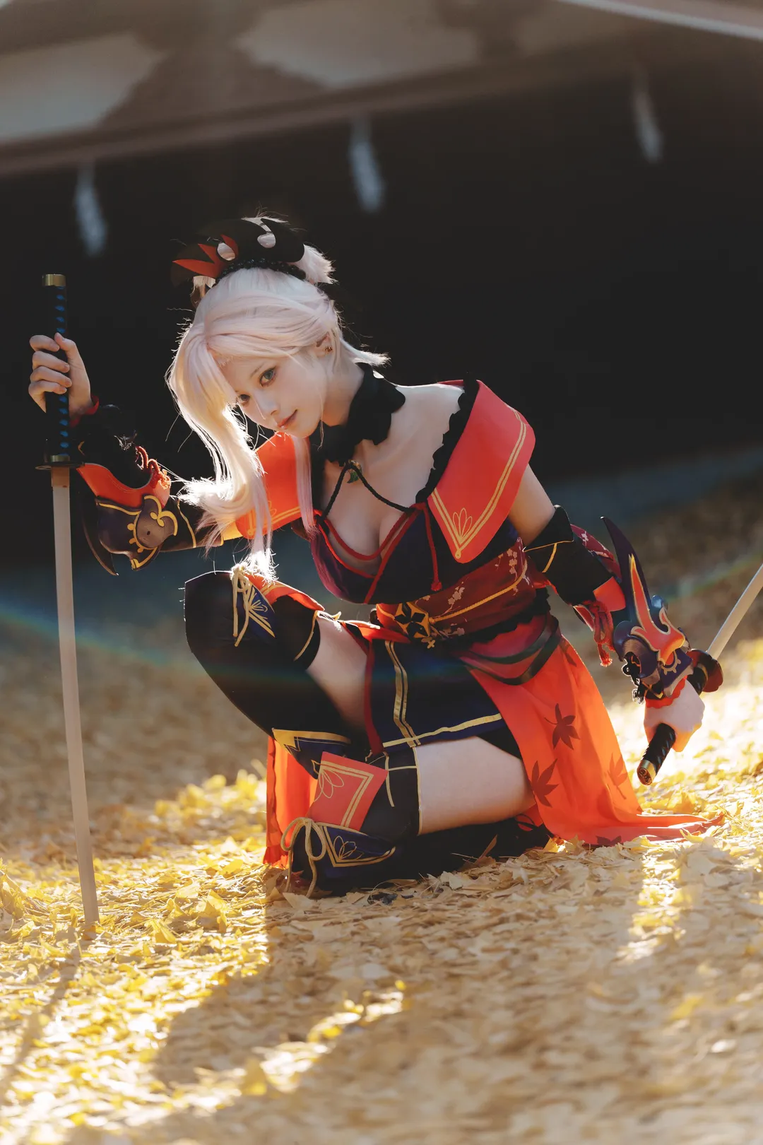 Fate/Grand Order, ロケーション撮影, 和風武士, 宮本武蔵コスプレ, 二刀流 - 7枚目