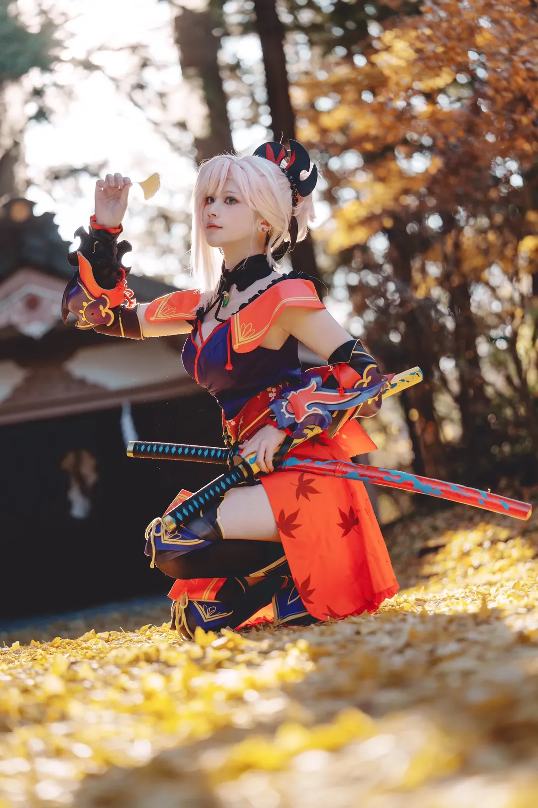 Fate/Grand Order, ロケーション撮影, 和風武士, 宮本武蔵コスプレ, 二刀流 - 9枚目
