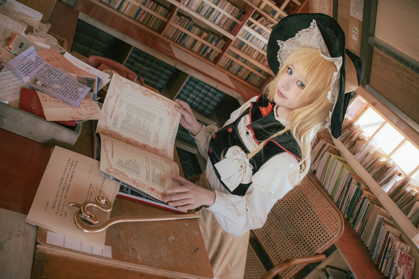 東方project, 霧雨魔理沙cos, 麗江荒野之國, 秋日攝影, 復古風cosplay - 第5張