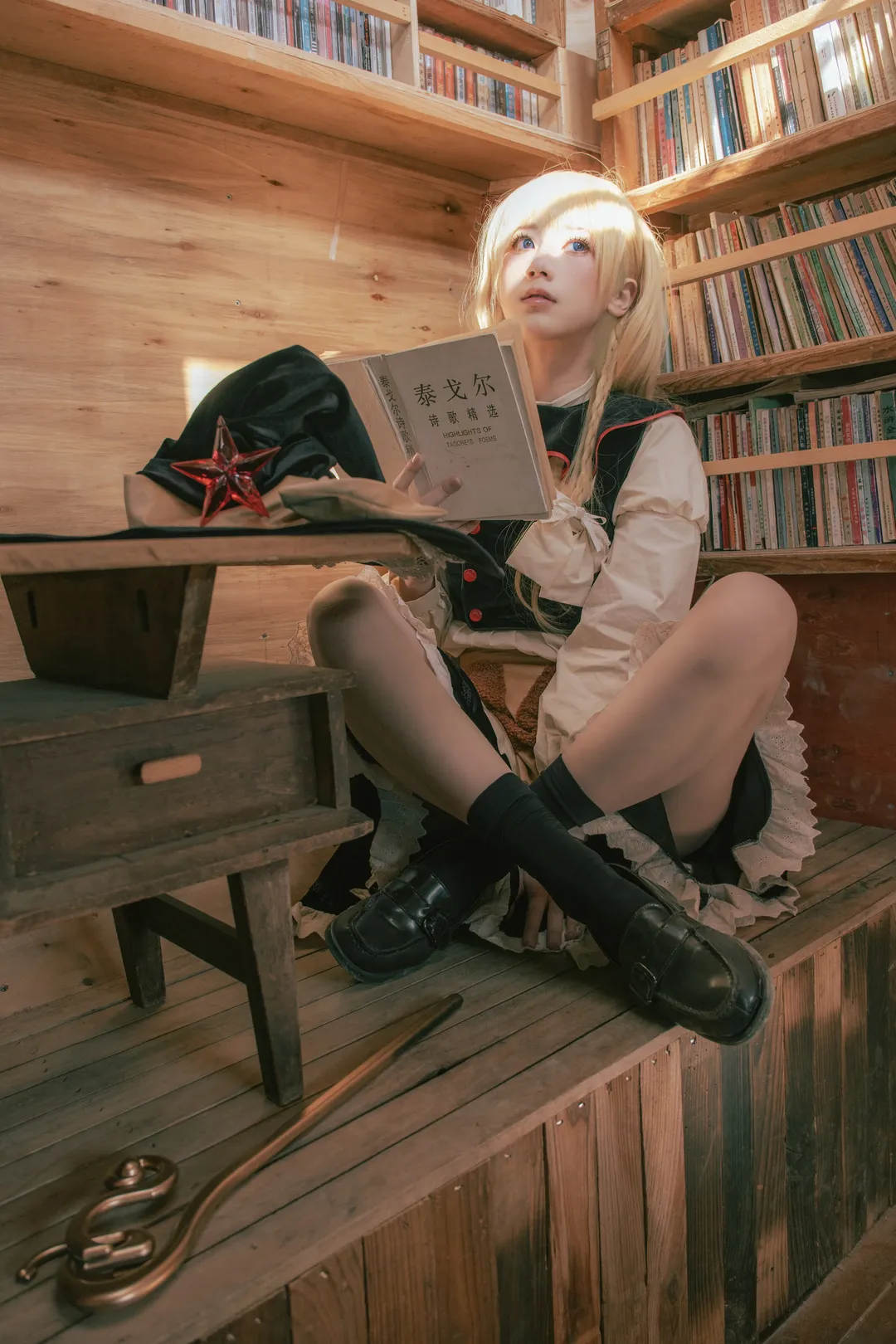 東方project, 霧雨魔理沙cos, 麗江荒野之國, 秋日攝影, 復古風cosplay - 第7張