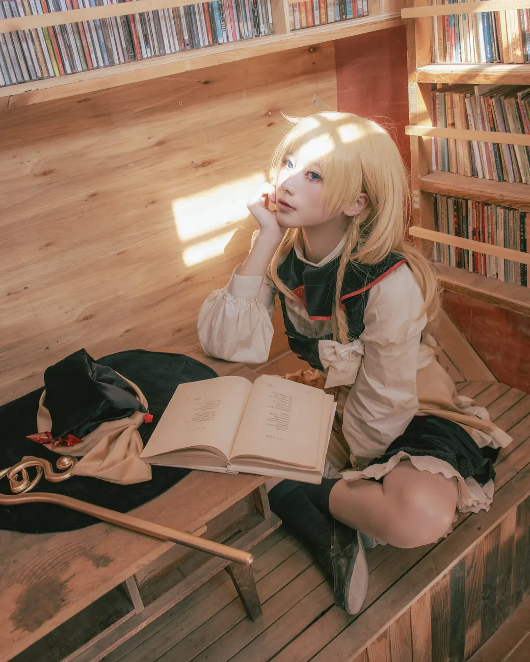東方project, 霧雨魔理沙cos, 麗江荒野之國, 秋日攝影, 復古風cosplay - 第8張