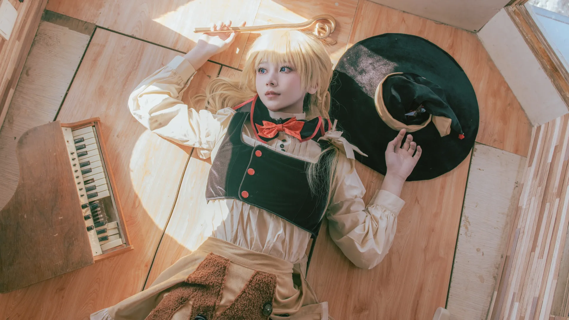 東方project, 霧雨魔理沙cos, 麗江荒野之國, 秋日攝影, 復古風cosplay - 第9張