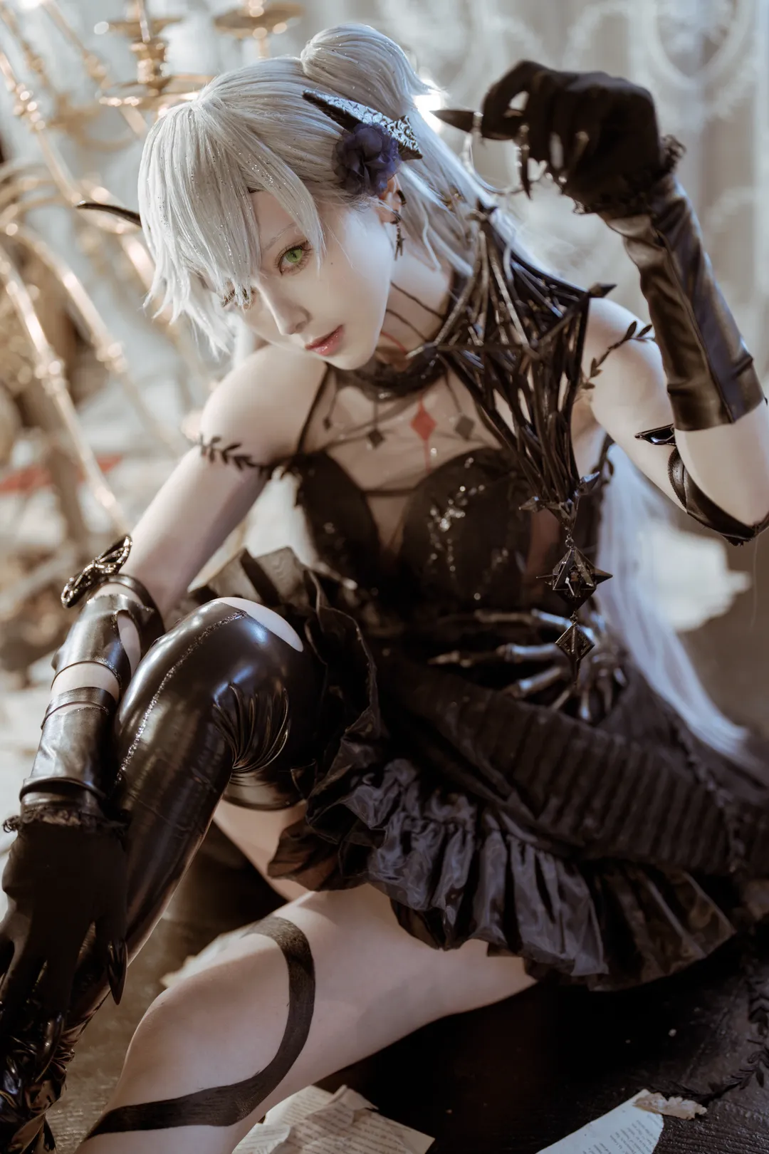 氛围感摄影, Fate/Grand Order, cosplay穿搭, 暗黑哥特风, 莉莉丝cos
