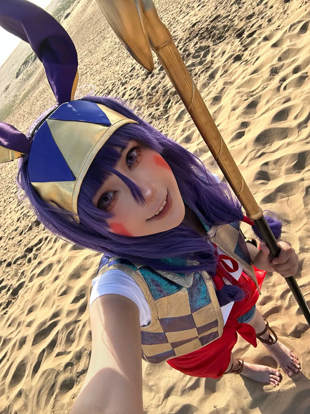 FGO, 戶外cos, 聖地巡禮, 尼託克麗絲cos, 鳥取沙丘 - 第1張