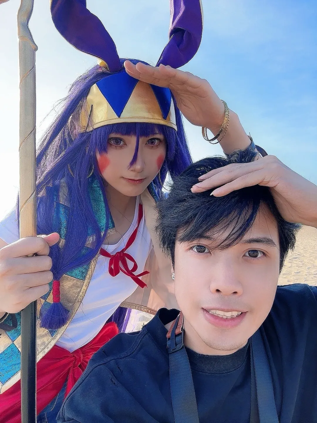 FGO, 戶外cos, 聖地巡禮, 尼託克麗絲cos, 鳥取沙丘 - 第12張