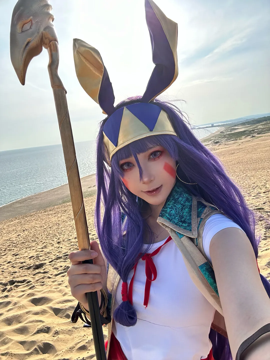 FGO, 戶外cos, 聖地巡禮, 尼託克麗絲cos, 鳥取沙丘 - 第3張