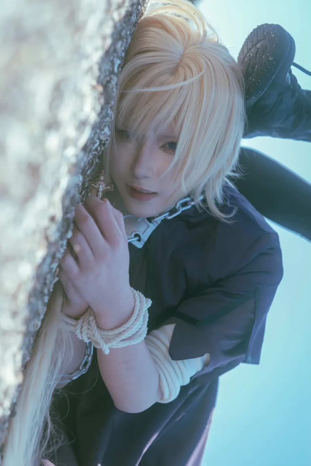 Fate/Grand Order, 外景摄影, cosplay分享, 贞德cos, 十字架摄影