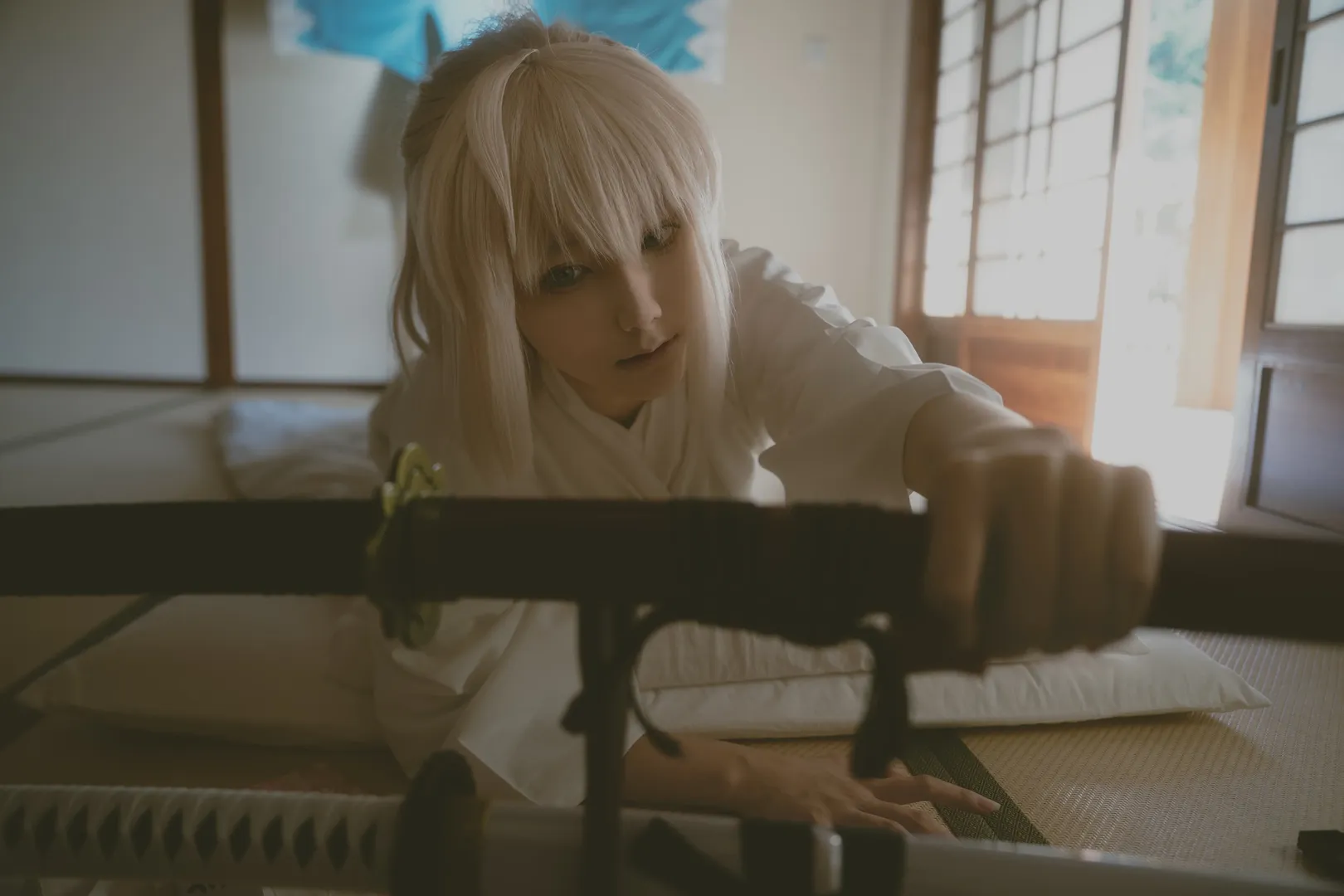 Fate/Grand Order, 日式摄影, 冲田总司cos, 二次元cos, 和服cosplay - 第15张