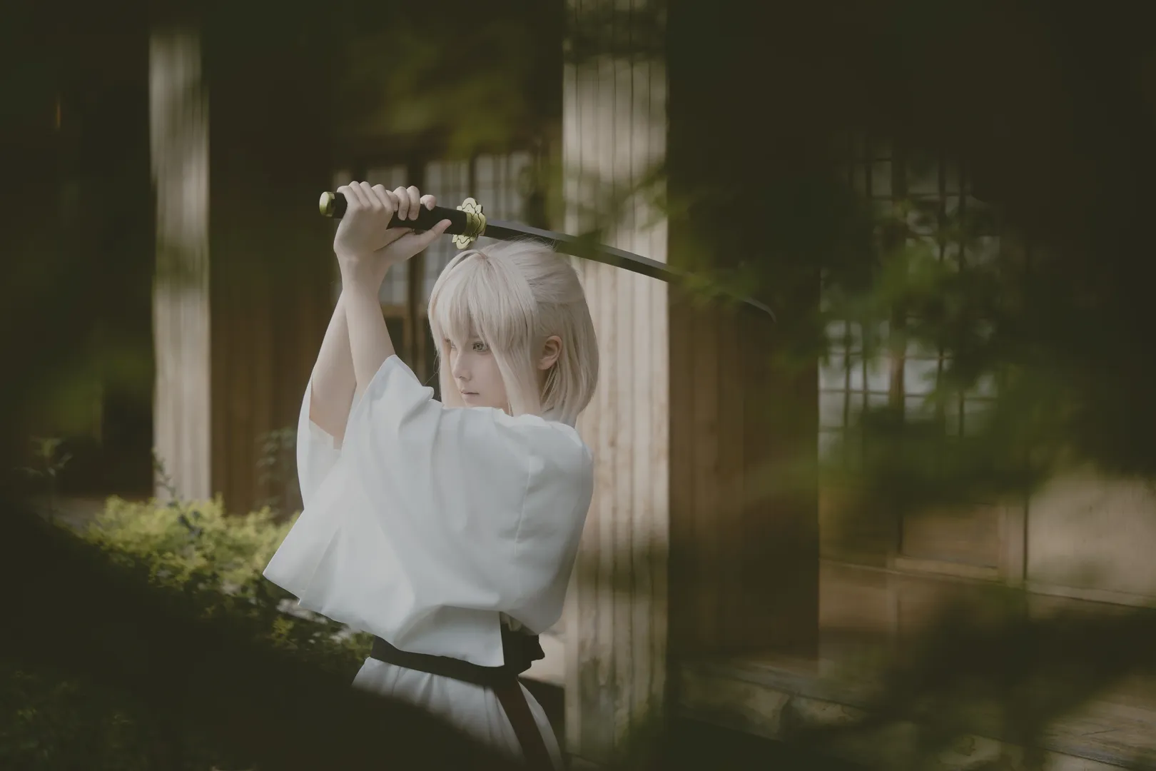 Fate/Grand Order, 和風撮影, 日本庭園, 沖田総司 コスプレ, 破魔剣 - 7枚目