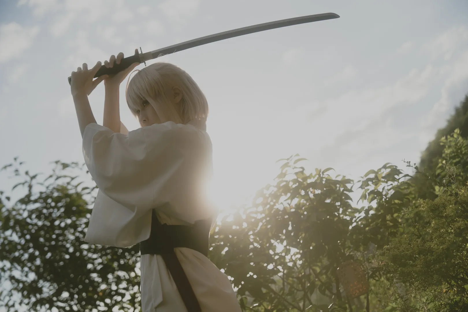 Fate/Grand Order, 和風撮影, 日本庭園, 沖田総司 コスプレ, 破魔剣 - 8枚目