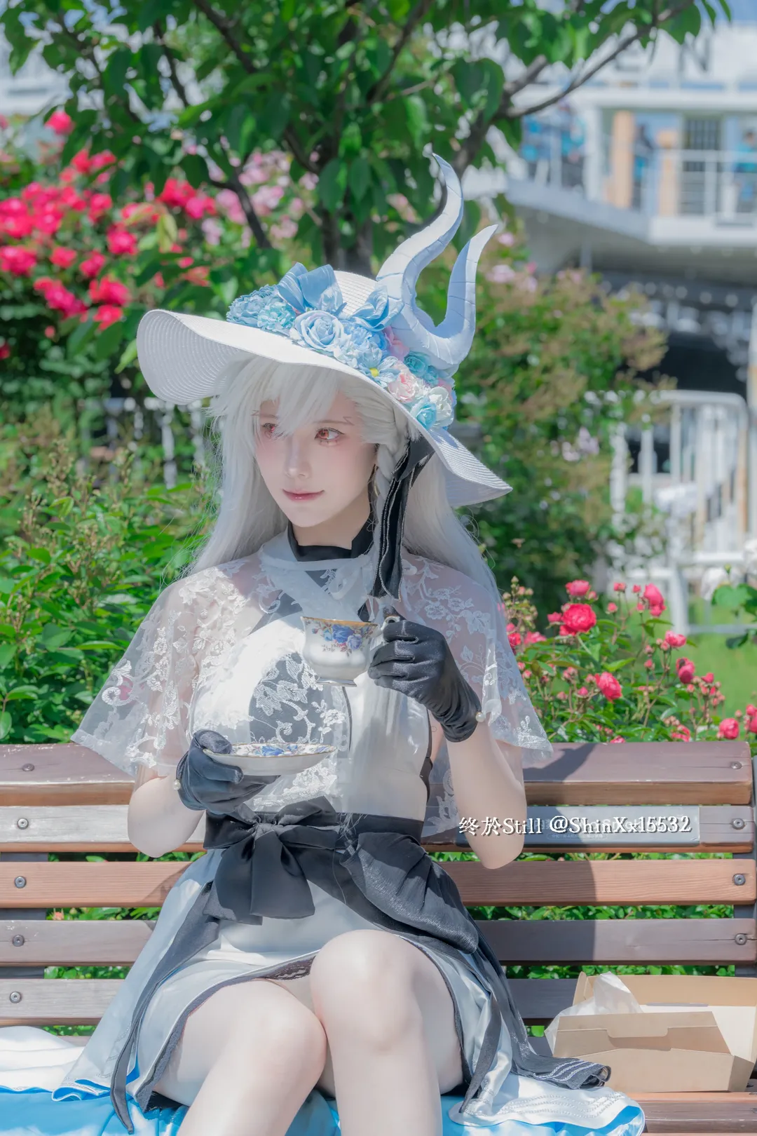 Fate, FGO, cosplay摄影, 白丝穿搭, 奥尔加玛丽cos - 第2张