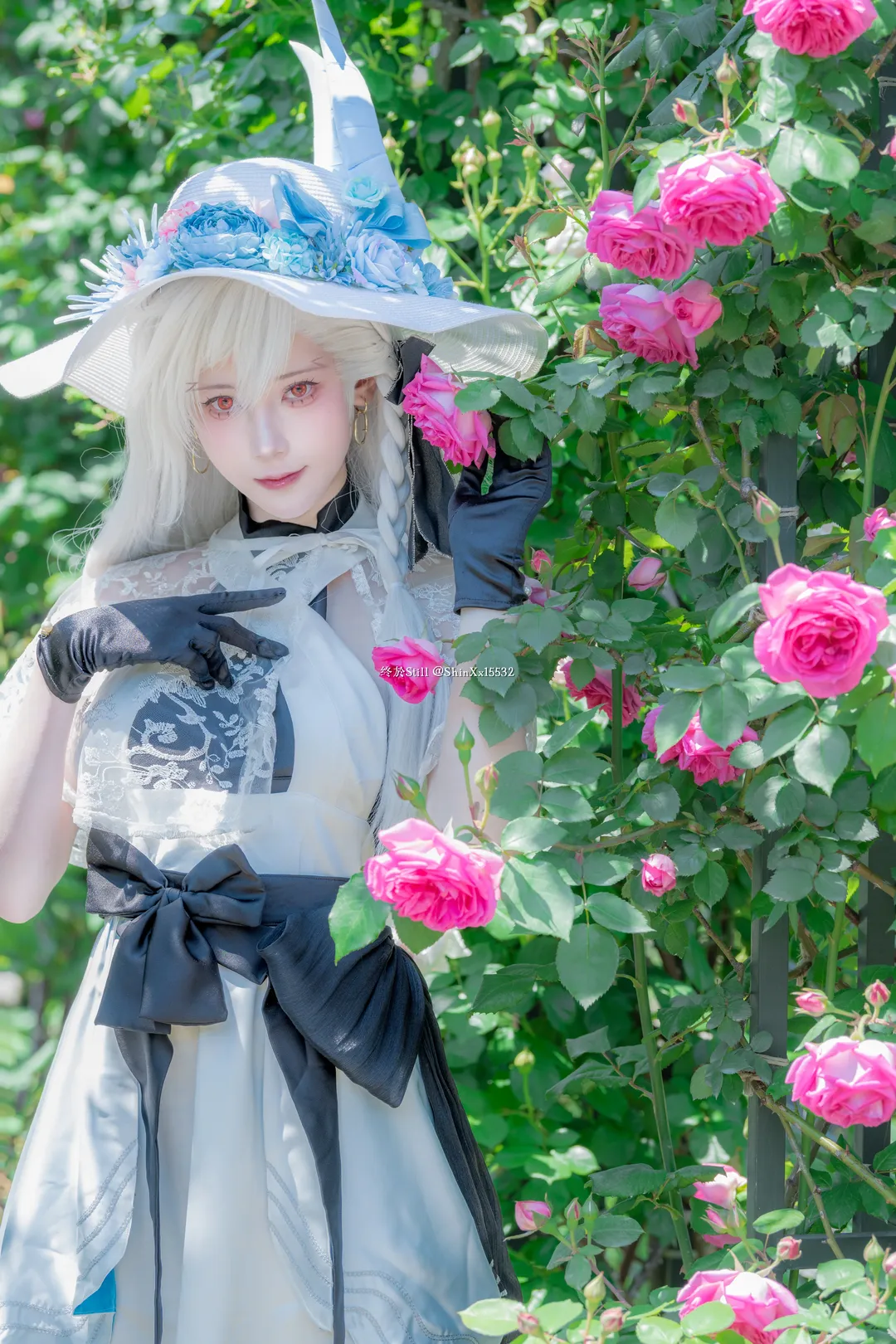 Fate/Grand Order, Cosplay摄影, 户外人像, 奥尔加玛丽cos, 玫瑰花园写真 - 第1张
