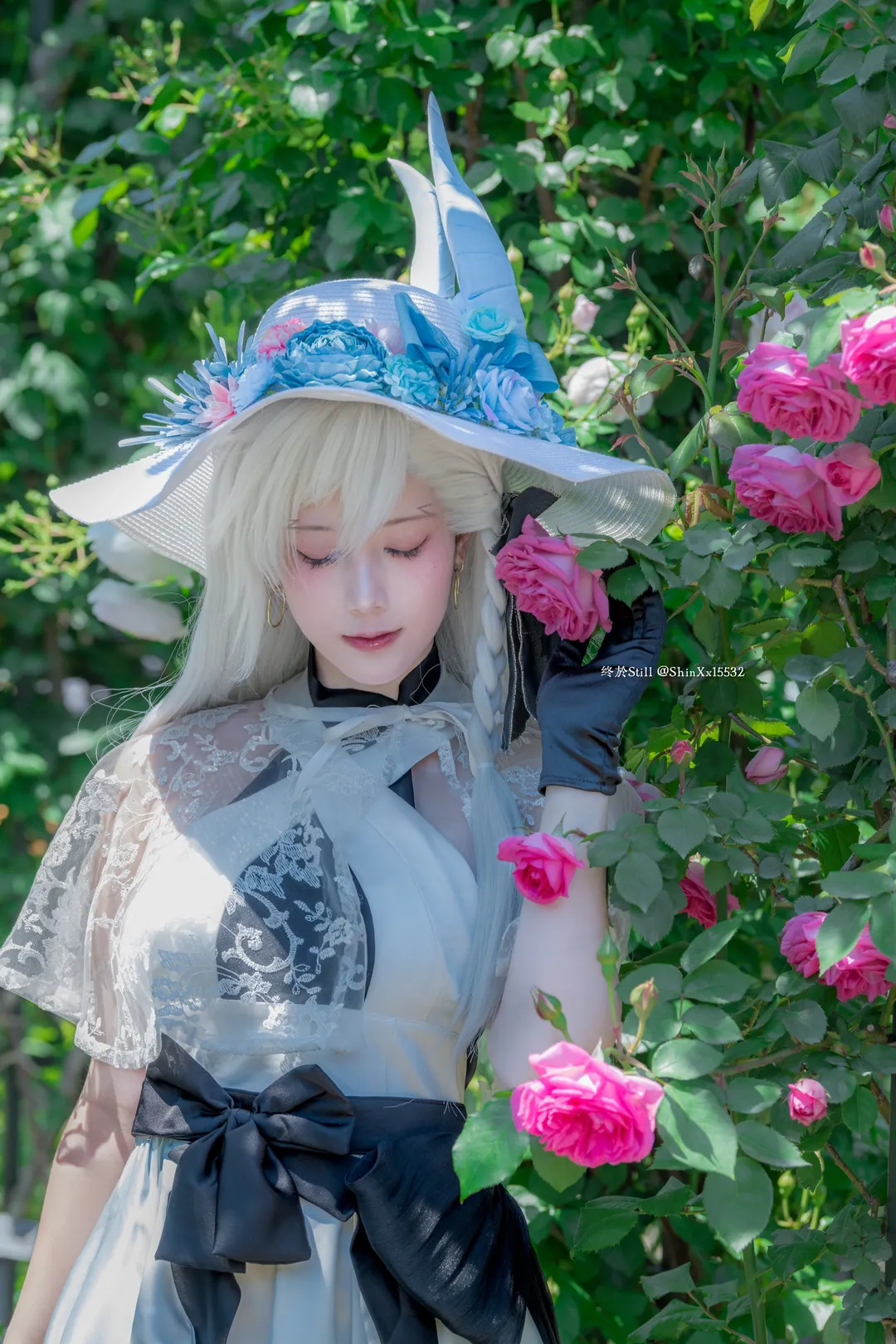 Fate/Grand Order, Cosplay摄影, 户外人像, 奥尔加玛丽cos, 玫瑰花园写真 - 第4张