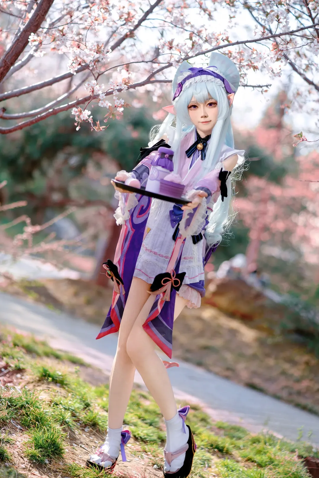 原神, コスプレ撮影, 桜撮影, 夢見月瑞希コスプレ, 北京での撮影 - 5枚目