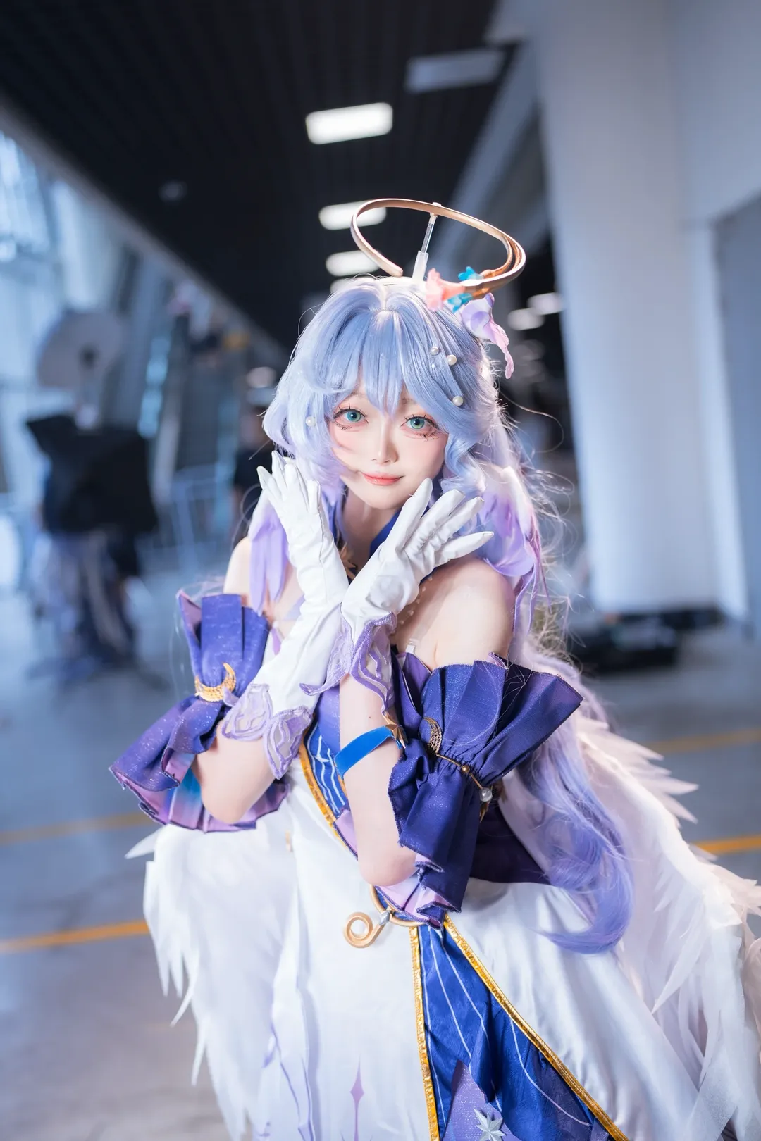崩坏星穹铁道, 知更鸟cos, 漫展场照, cosplay返图, 羽毛天使造型 - 第1张