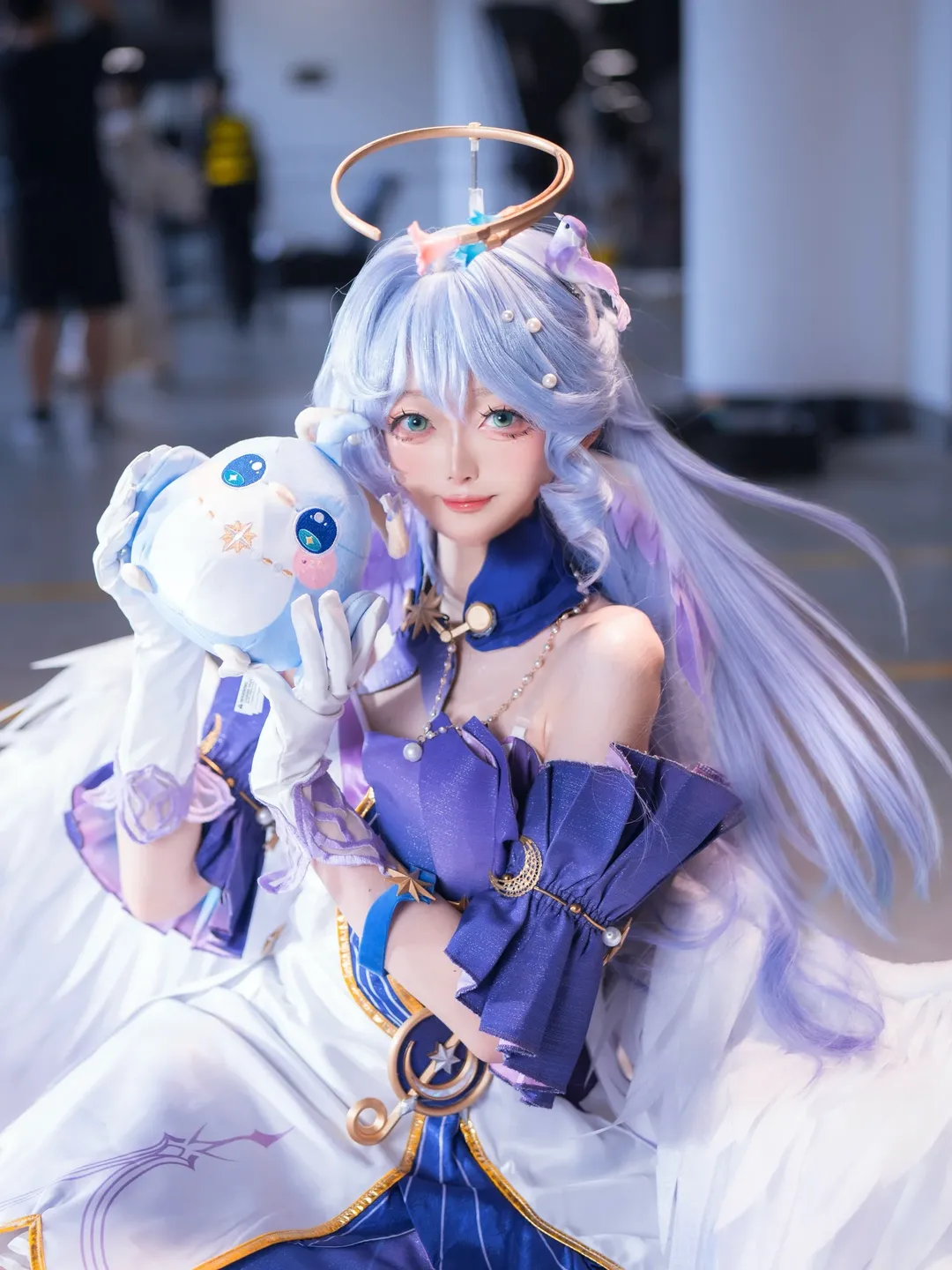 崩坏星穹铁道, 知更鸟cos, 漫展场照, cosplay返图, 羽毛天使造型