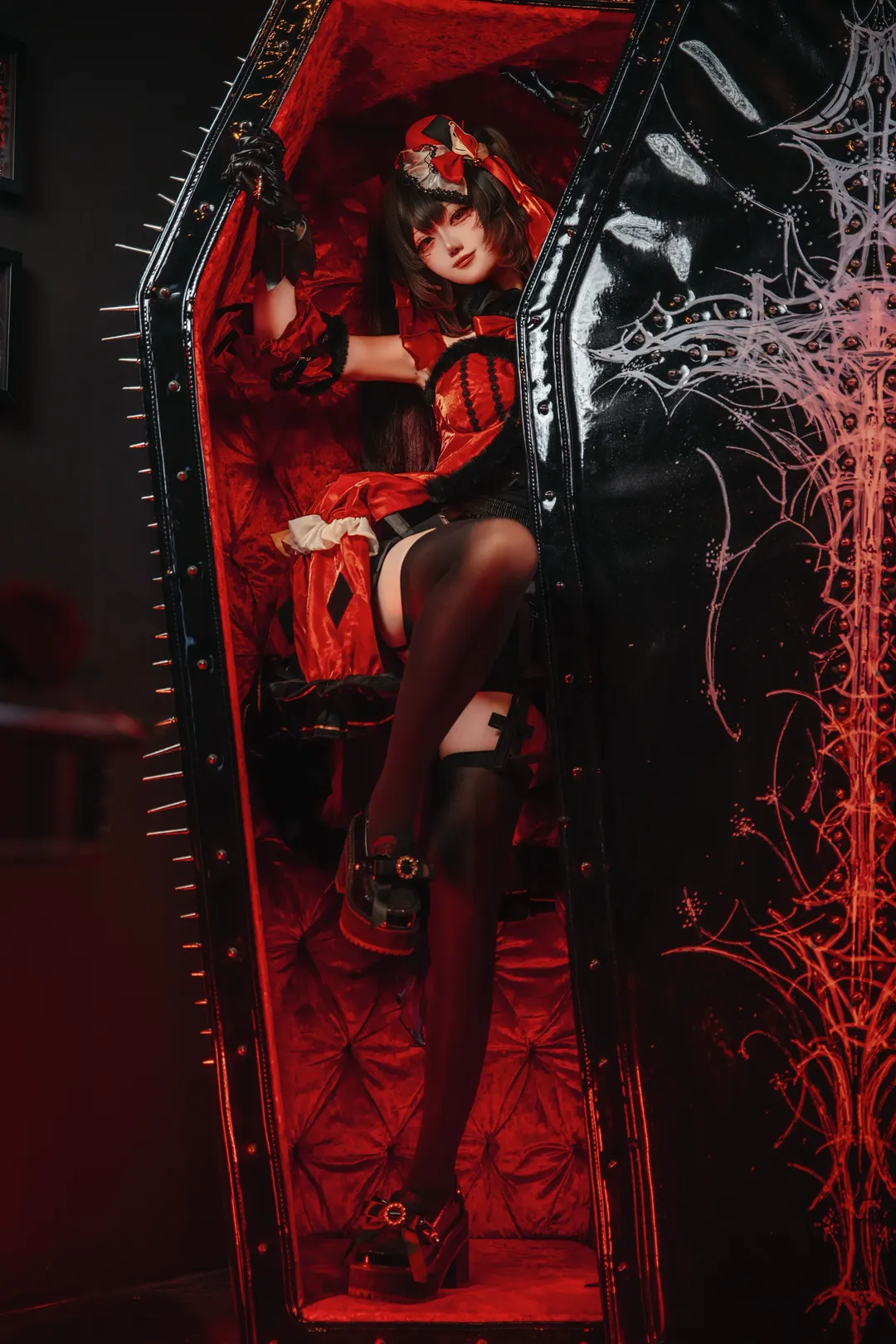 哥特风, 花火cos, 暗黑系, 吸血鬼, 万圣节cosplay - 第2张