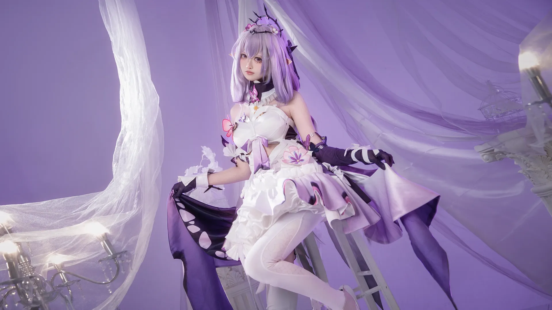 二次元摄影, 崩坏星穹铁道, 遐蝶cos, cosplay正片, 黄金裔 - 第4张