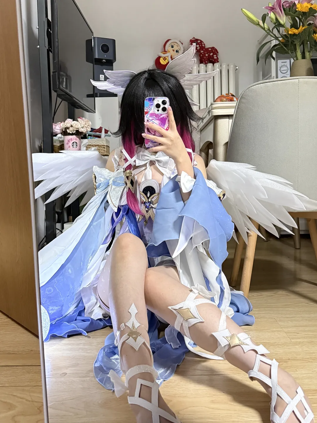 原神, 哥伦比娅cos, cosplay试衣, cos服测评, 漫展游场