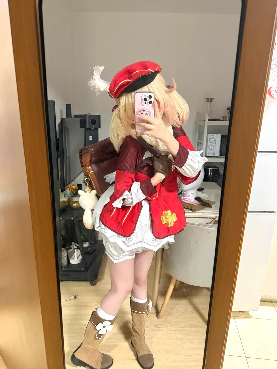 原神, 可莉cos, cosplay日常, 雀巢联名, 毛绒玩偶