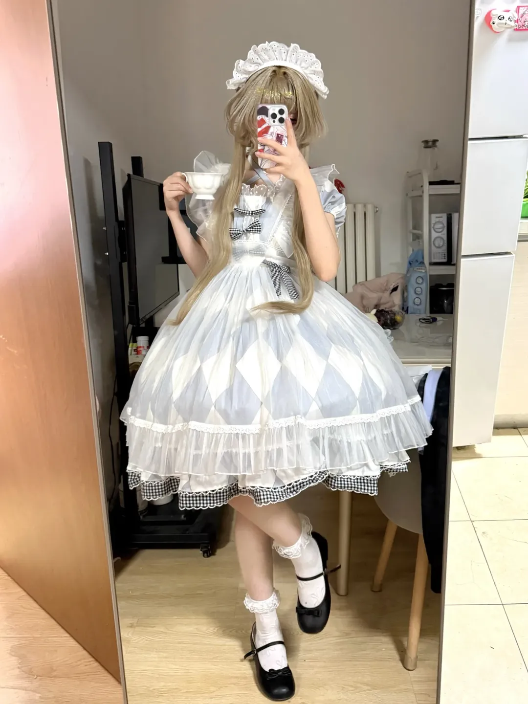 桑多涅cos, 原神, 私设cos, 对镜自拍, Lolita穿搭 - 第1张